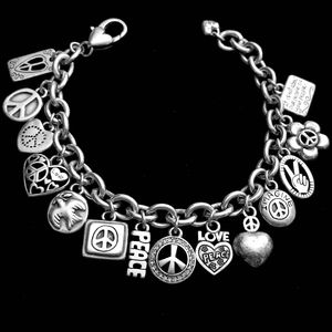 BRIGHTON 2009 Dream Peace Multi Charm Bracelet